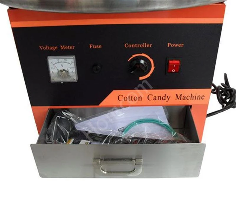 HOMCOM Professional Cotton Candy Floss Machine-Orange