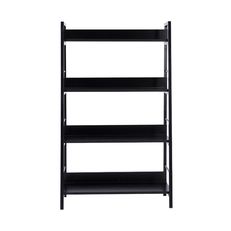 HOMCOM 4 Tiers Heavy Duty Bookcase-Black
