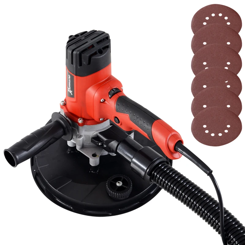 DURHAND Drywall Sander for Wall and Ceiling, 1200W-Red/ Black