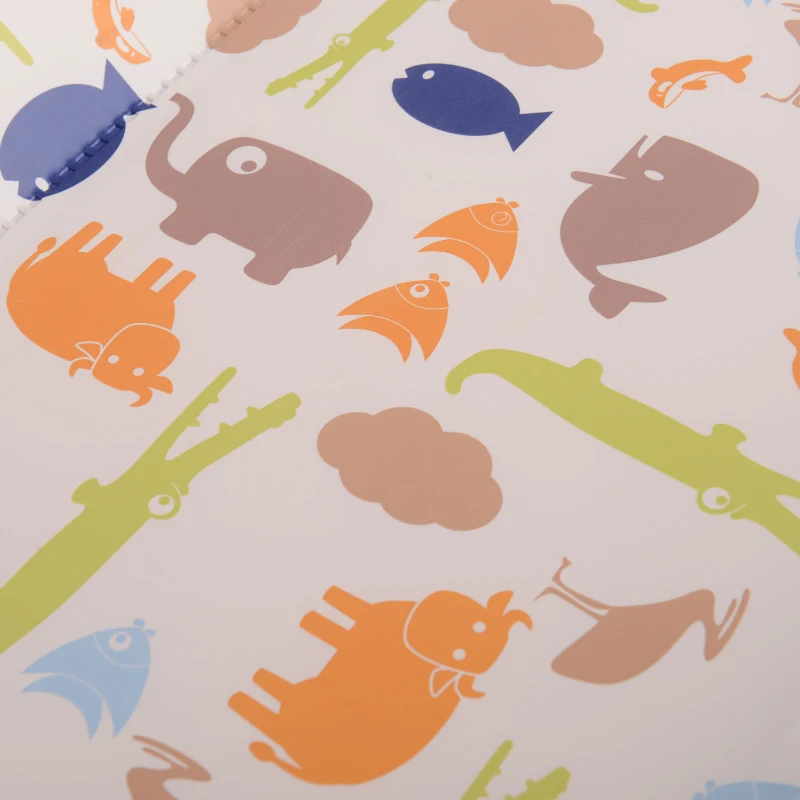 HOMCOM Baby Bath/Changing Table W/Tub-Beige