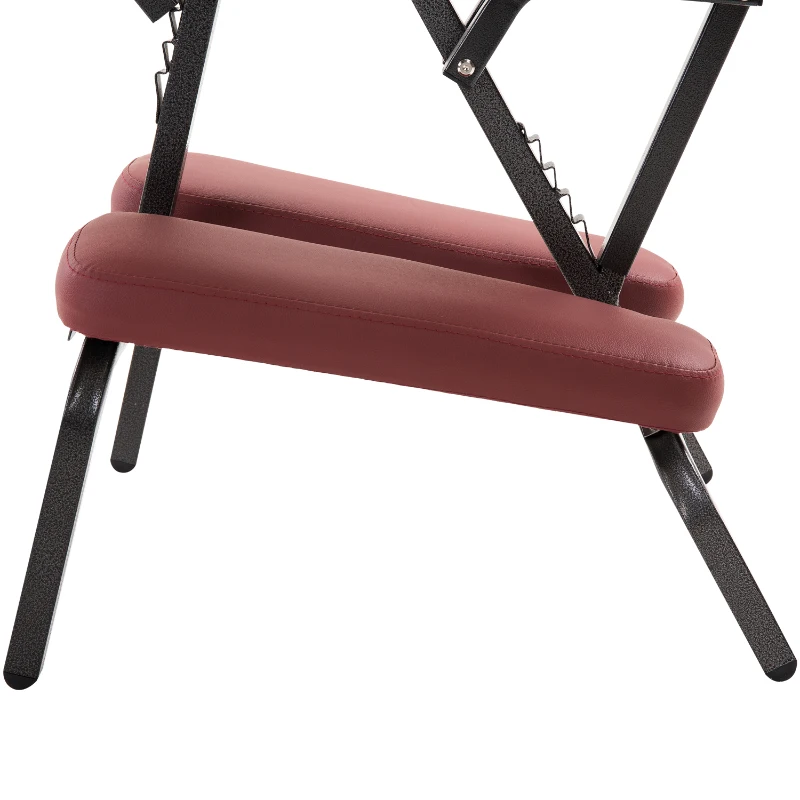 HOMCOM Foldable Massage Chair, Steel-Red