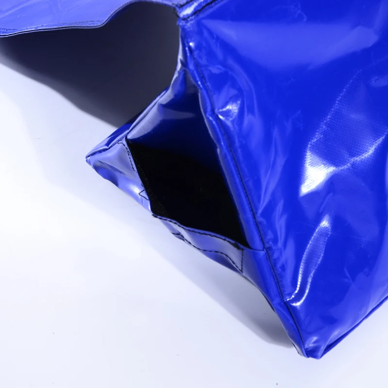 Pawhut Dog Agility Exercise Training Tunnel Sand Bags-Blue