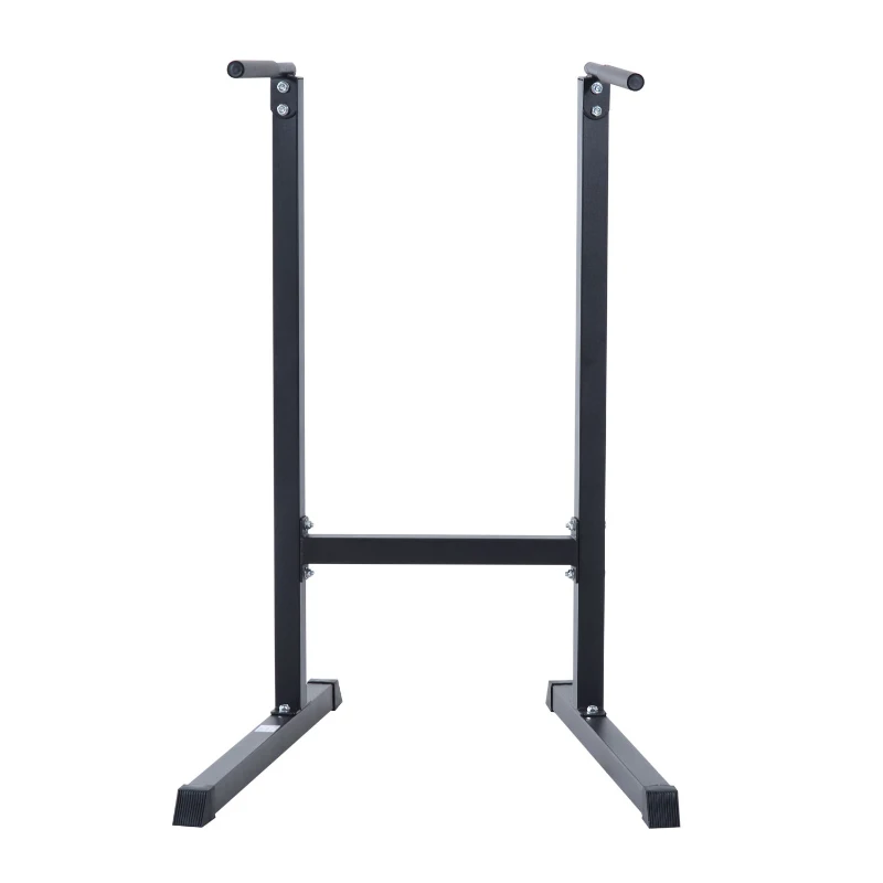 HOMCOM Fitness Pull Push Up Bar Tower-Black