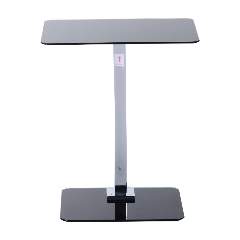 HOMCOM Portable Laptop Desk W/ Top glass