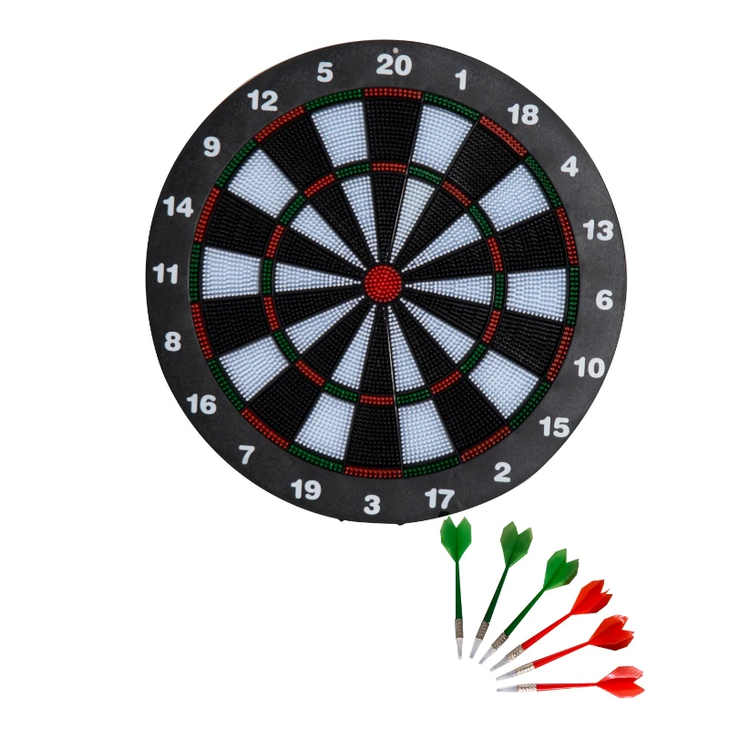 HOMCOM Professional Dartboard Set w/ 6 Darts