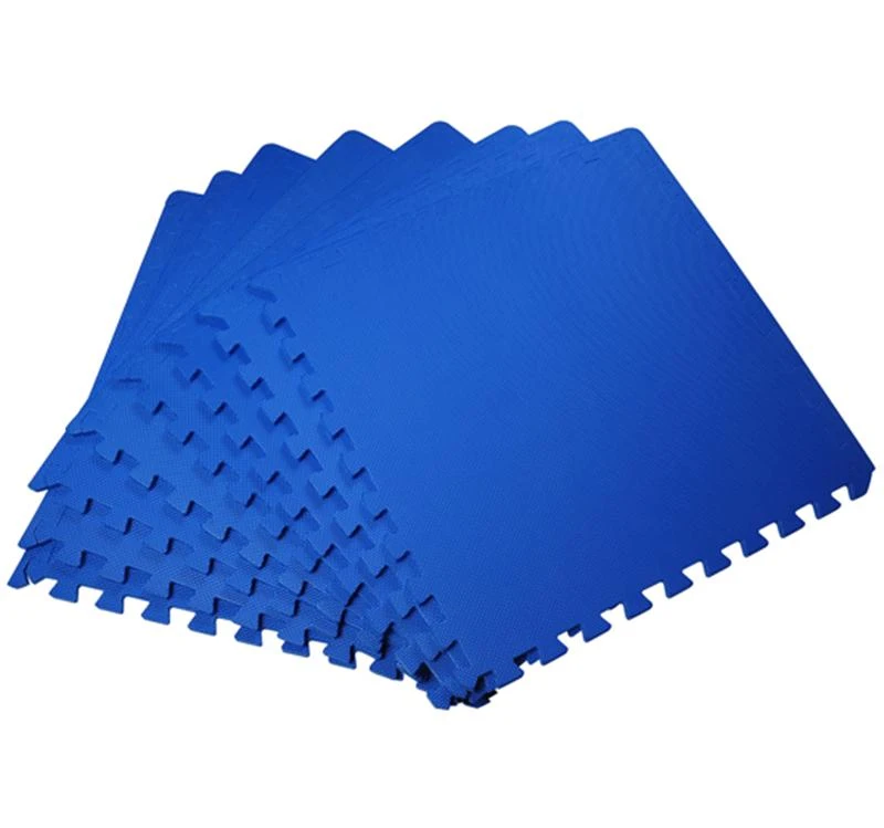 HOMCOM Interlocking Floor Mats EVA, Set of 8-Blue