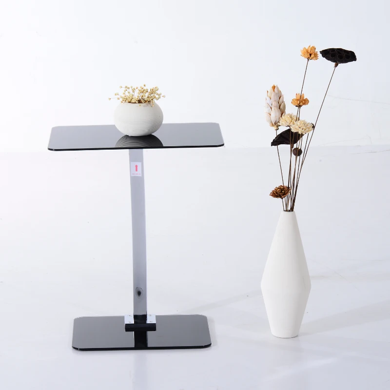 HOMCOM Portable Laptop Desk W/ Top glass