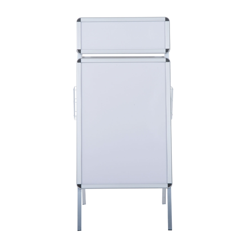 HOMCOM Display Frame Board W/ 2 Baskets Stands