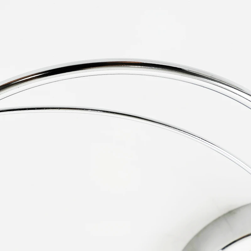 HOMCOM 5 Way Crossover Ceiling Light Swirl Pendant, G9 Base, 25W-Silver