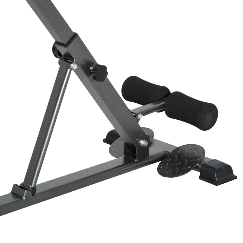 HOMCOM Roman Chair W/Hyperextension Back-Black