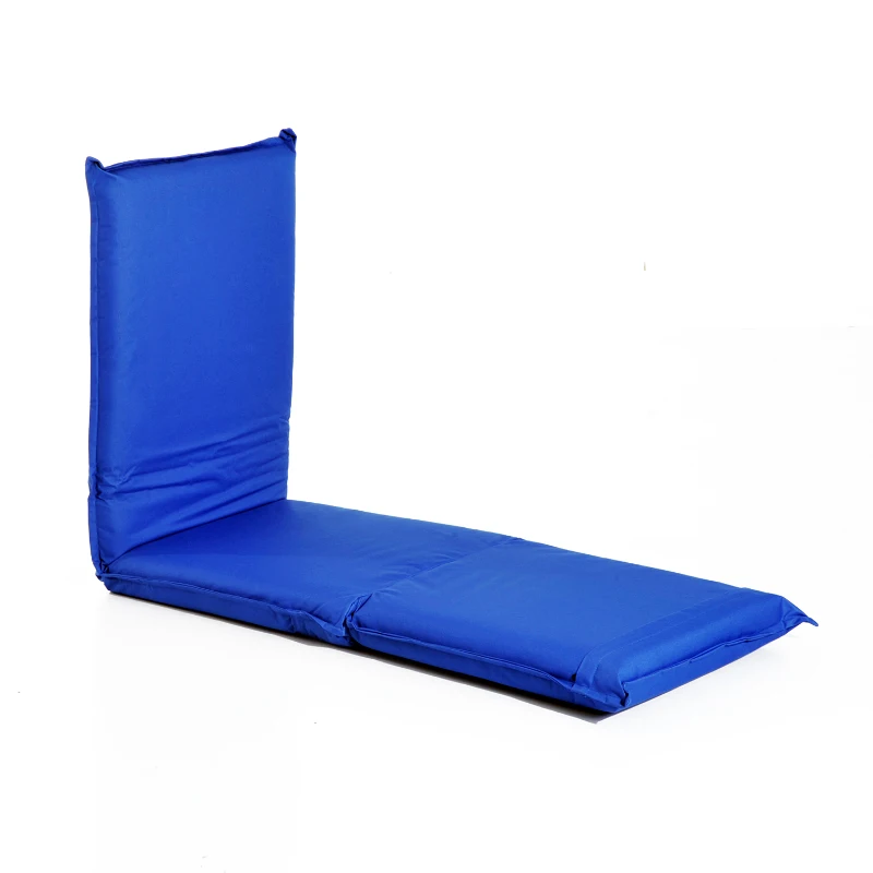 HOMCOM Foldable Lazy Sofa Bed-Blue