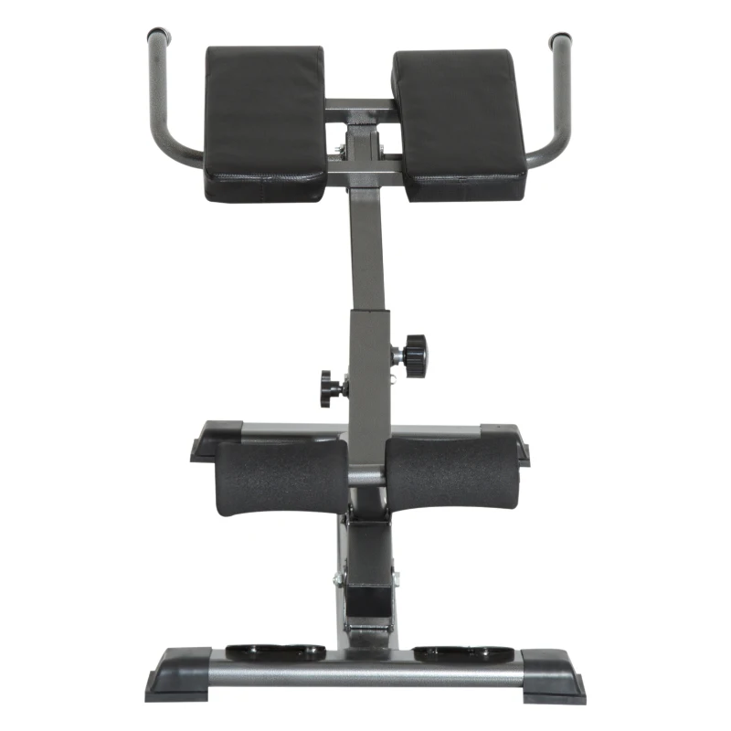 HOMCOM Roman Chair W/Hyperextension Back-Black