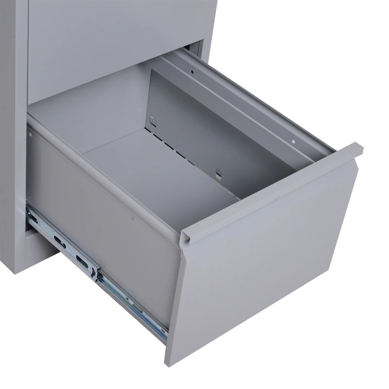 Vinsetto Storage Cabinet, Cold Rolled Steel, 47Wx62Dx72Hcm-Grey