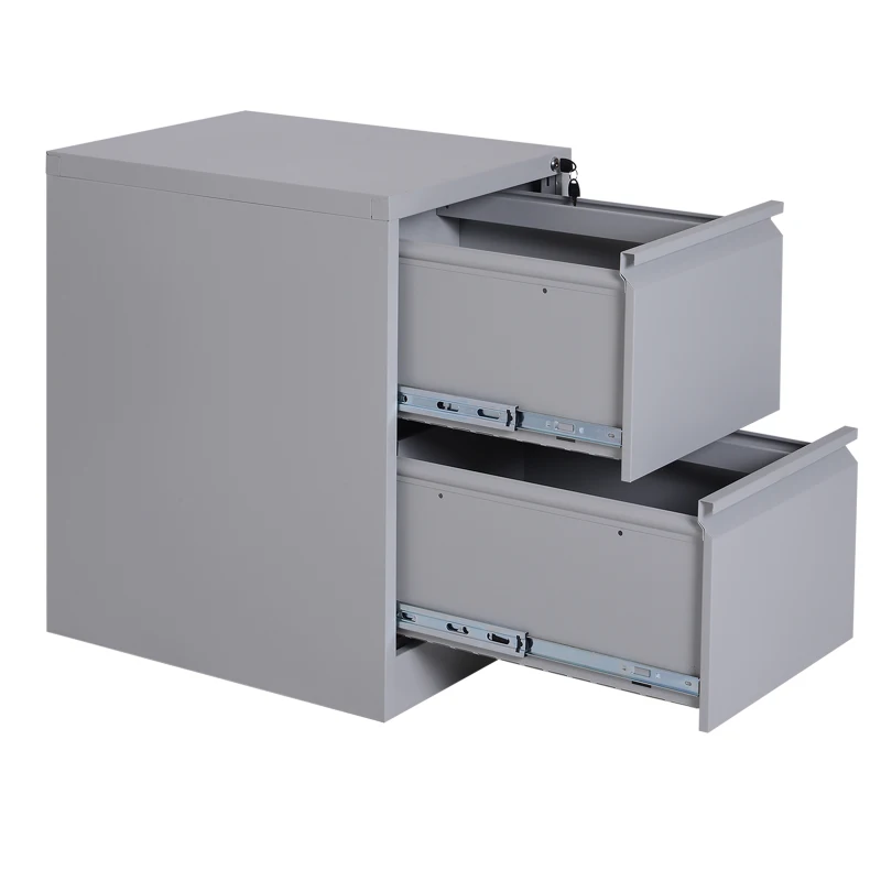 Vinsetto Storage Cabinet, Cold Rolled Steel, 47Wx62Dx72Hcm-Grey