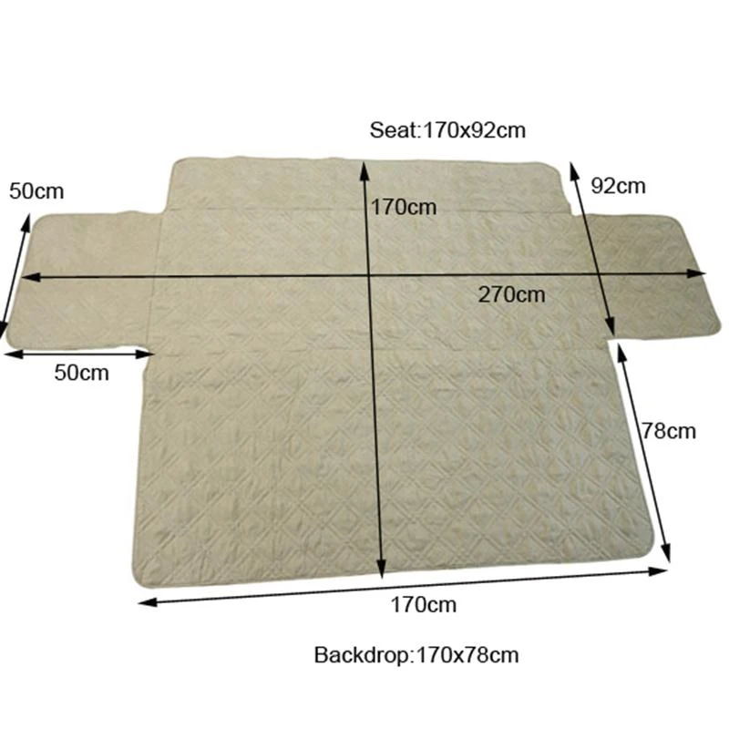 HOMCOM 3-Seater Sofa Cover Protector-Light Green