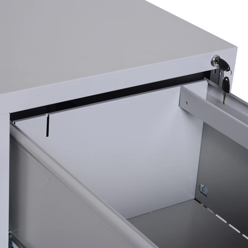 Vinsetto Storage Cabinet, Cold Rolled Steel, 47Wx62Dx72Hcm-Grey