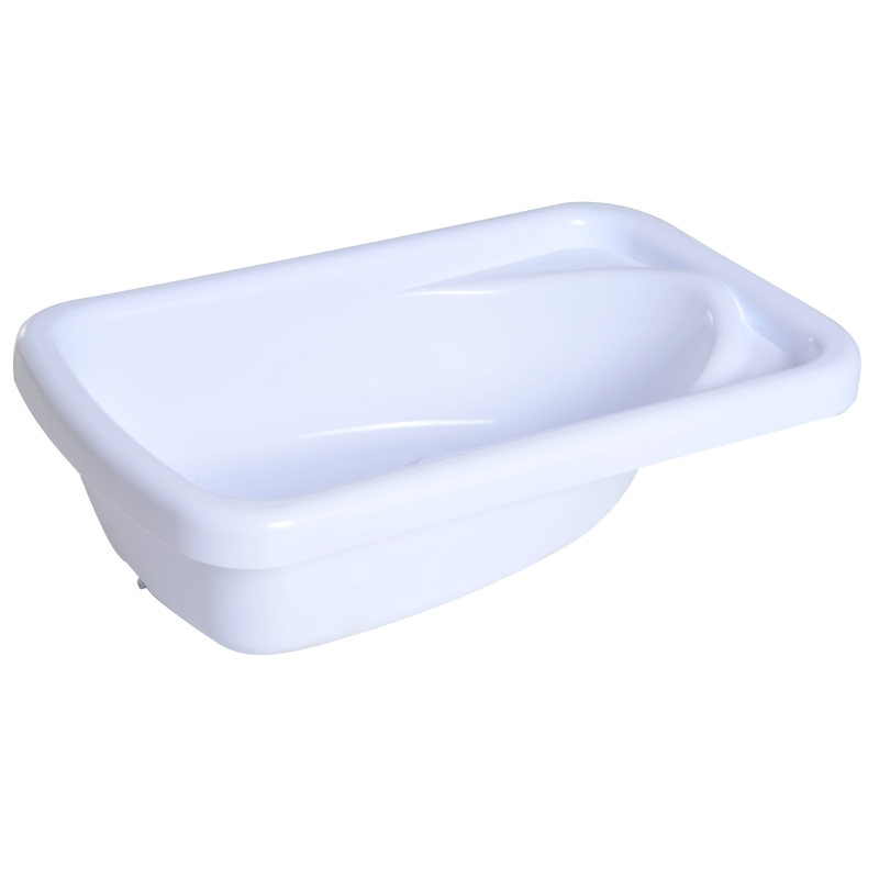 HOMCOM Folding Baby Bath and Changing Table Unit, 81Lx53Wx102H cm, Plastic-Green