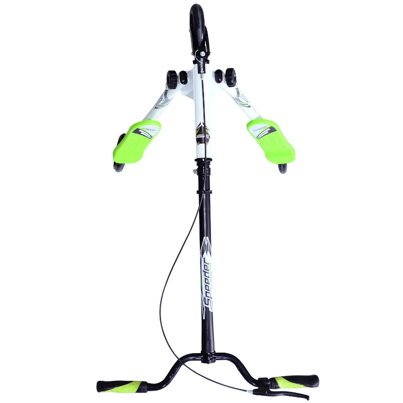 HOMCOM Kids 3 Wheels Speeder Scooter, L Size-Green