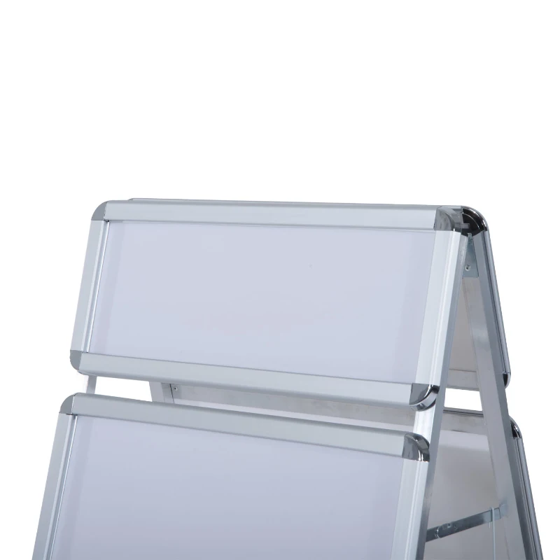 HOMCOM Display Frame Board W/ 2 Baskets Stands