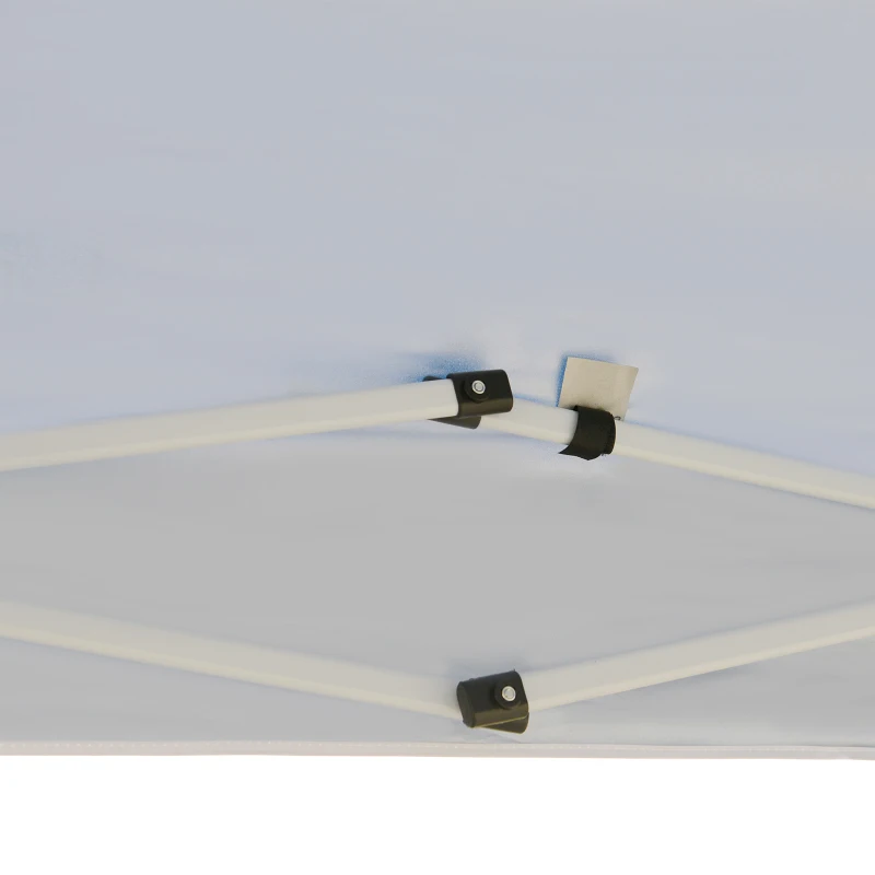 Outsunny 3x3 m Pop-Up Gazebo W/ 2-Tier Roof-Blue