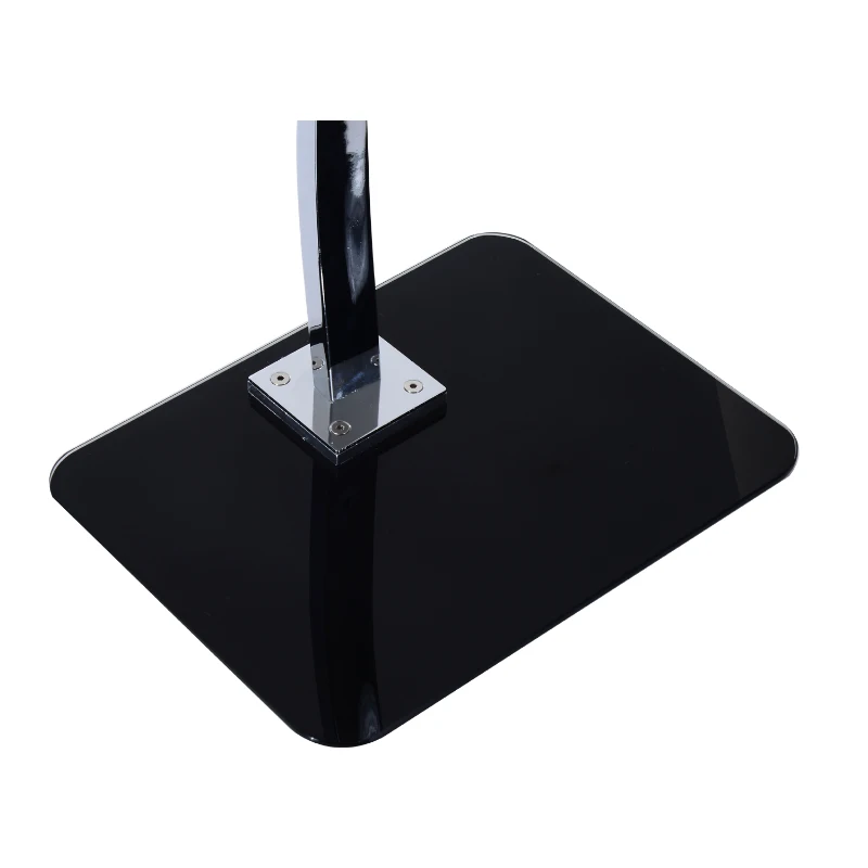 HOMCOM Portable Laptop Desk W/ Top glass