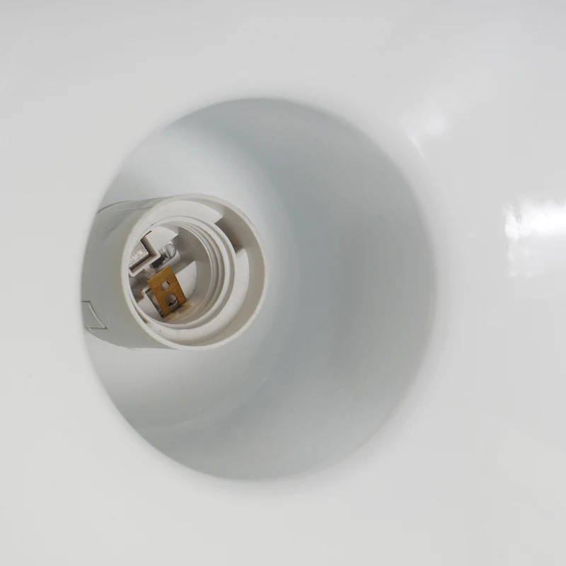 HOMCOM Ceiling Lamp, Adjustable Hanging, Ф34.5x28L cm, Metal-Black