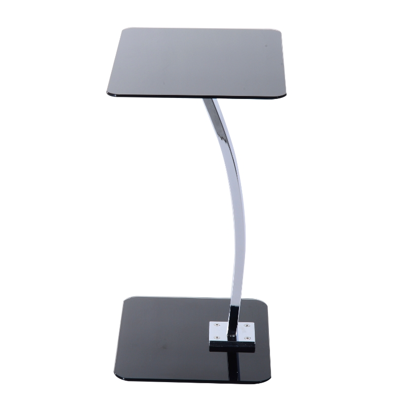 HOMCOM Portable Laptop Desk W/ Top glass