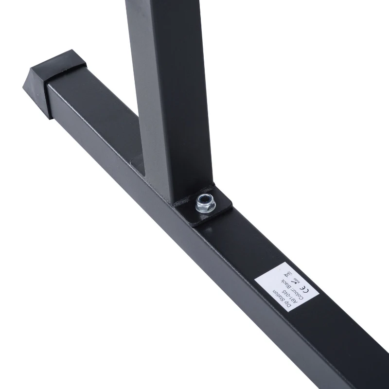 HOMCOM Fitness Pull Push Up Bar Tower-Black