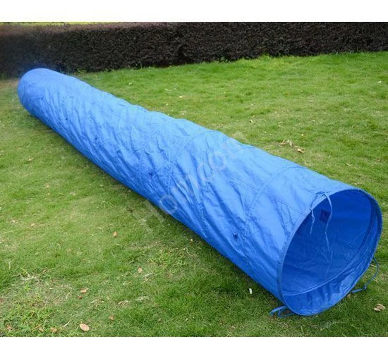 PawHut Dog Agility Tunnel, 5m-Blue