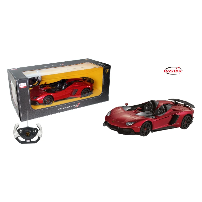 Lamborghini Radio Remote Control Model Car 1: 12 Aventador J Mini Racing Kids Toy Xmas Gift – Red