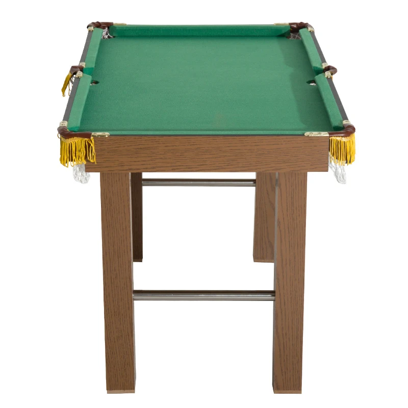 HOMCOM 4ft Mini Pool Table-Brown