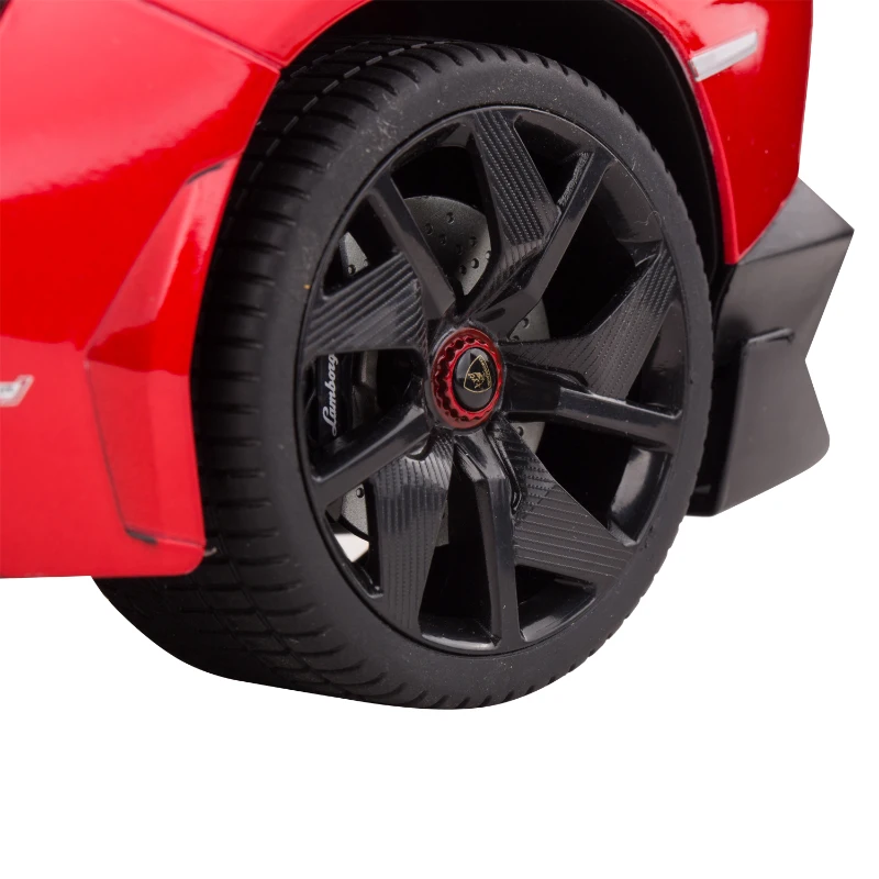 Lamborghini Radio Remote Control Model Car 1: 12 Aventador J Mini Racing Kids Toy  Xmas Gift – Red