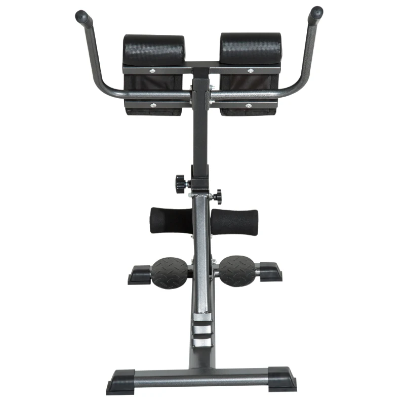 HOMCOM Roman Chair W/Hyperextension Back-Black