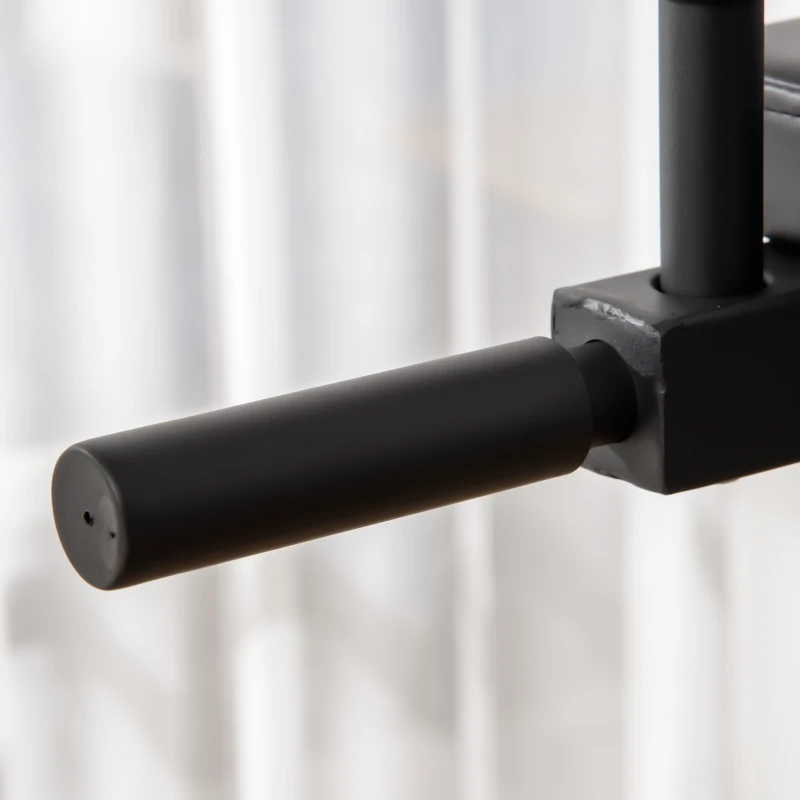 HOMCOM Estação de Musculação Torre Multifuncional com Barra de Flexões Estrutura de Aço para Treinar em Academia Casa Carga Máxima 120kg 110x97x227cm Preto