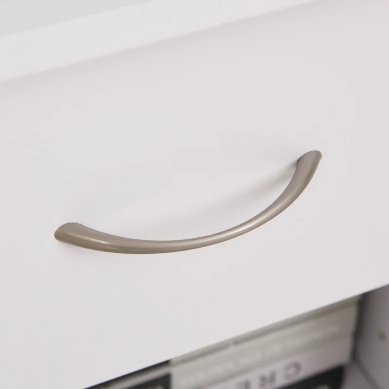 HOMCOM Modern Wooden Computer Desk Workstation with Keyboard Tray, Drawer & Monitor Stand for Home Office, Study