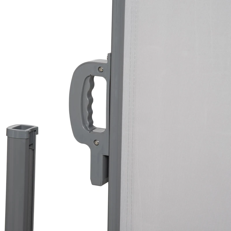 Outsunny zijluifel grijs 300cm x 9,3cm x 160cm