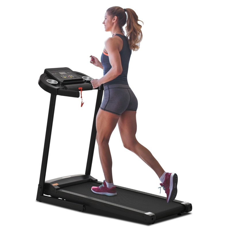Tapis de course électrique pliable 500 W - V. max. 12 Km/h - noir