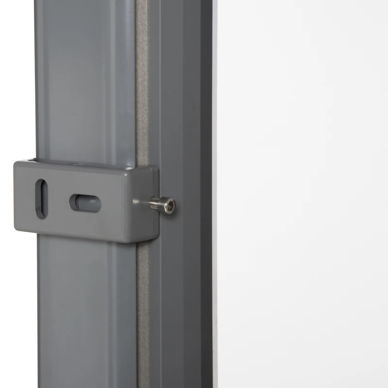 Outsunny zijluifel grijs 300cm x 9,3cm x 160cm