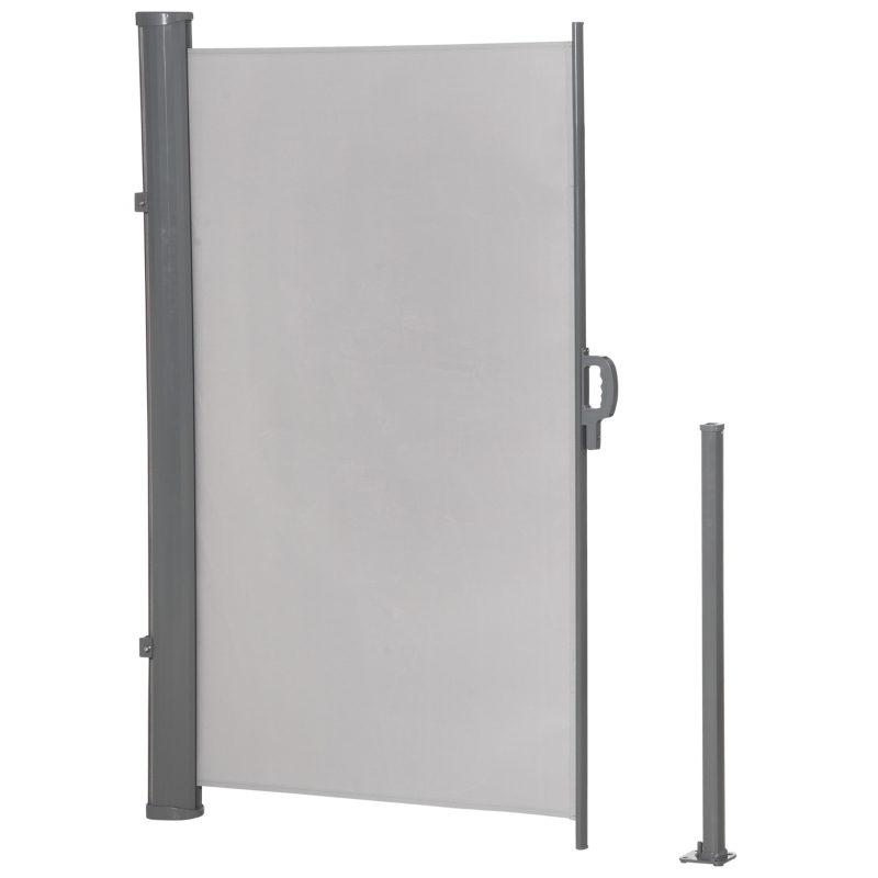 Outsunny zijluifel grijs 300cm x 9,3cm x 160cm