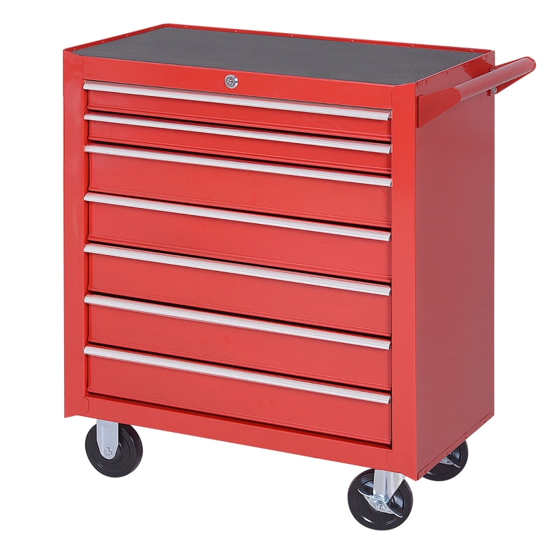 DURHAND Carro de Herramientas con Ruedas Caja Taller Cerradura tipo Mueble de Almacenamiento