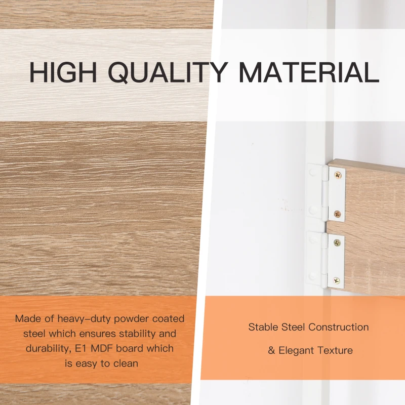 HOMCOM Foldable Computer Desk Multi-use Laptop Desk Writing Table, Portable Space Saving Compact Desk Folding Stroage Table