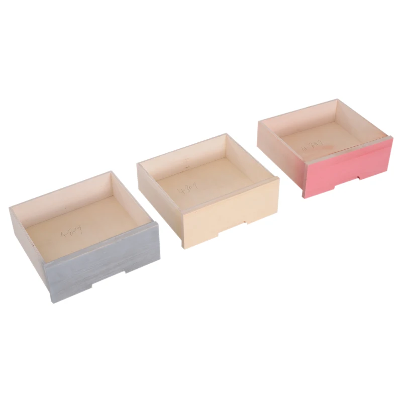 HOMCOM Cajonera Cómoda 3 Cajones Mesilla de Noche para Dormitorio Salón Organizador Almacenaje 30x34x51cm Madera Maciza