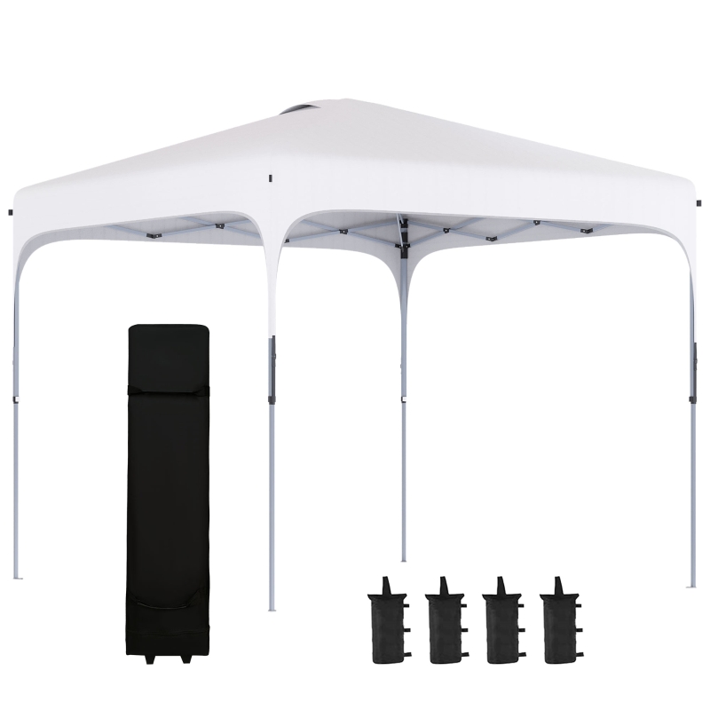 Outsunny Tonnelle barnum automatique pop-up et accessoires