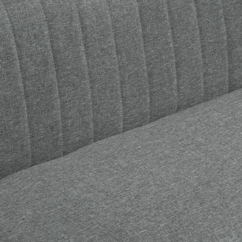 Homcom Divanetto 2 Posti Stile Nordico Grigio Chiaro in Tessuto