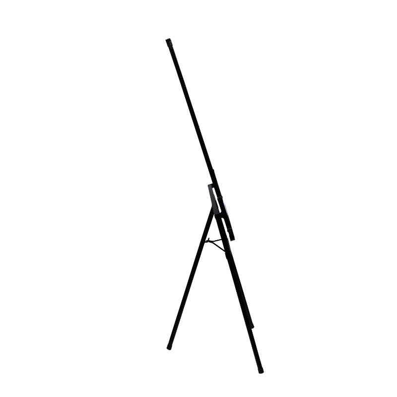 HOMCOM Lavagna Magentica Bianca con Cavalletto a Treppiede Altezza Regolabile Cornice in Alluminio 60×90x1.8cm