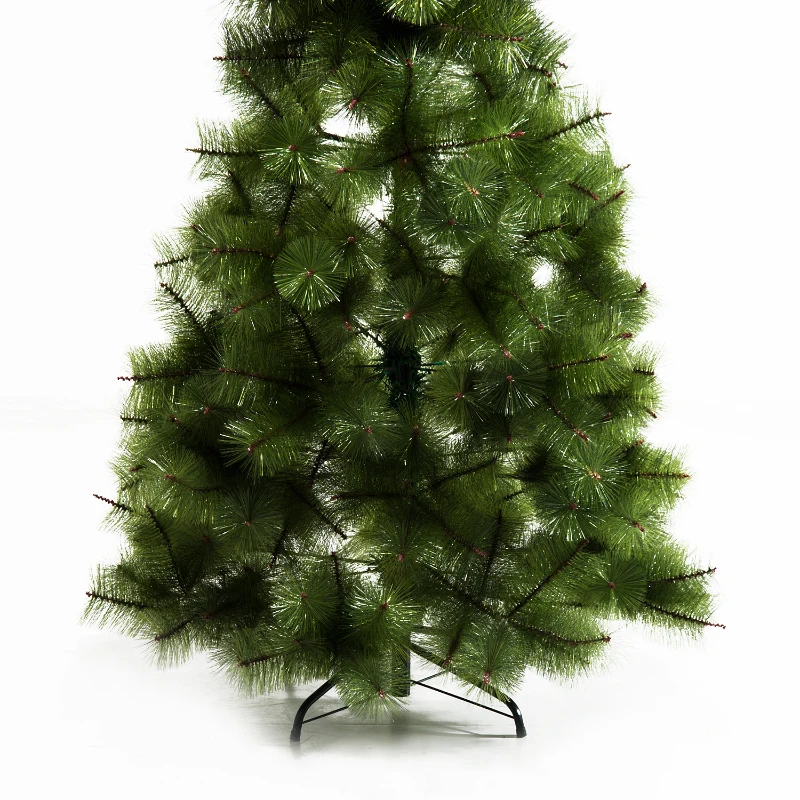 HOMCOM Albero di Natale Artificiale 180cm Folto con 383 Rami e Supporto in Ferro