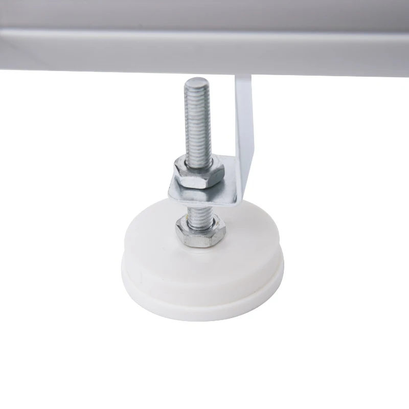 HOMCOM Canale canalina di scarico doccia sistema drenaggio doccia a pavimento in acciaio inox piastrellabile (840x110x70 mm)