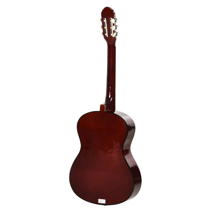 HOMCOM Chitarra Classica da 40" per Adulti con Custodia, Accordatore, 3 Plettri e 6 Corde Nylon di Ricambio