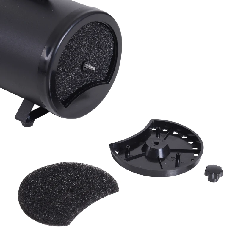 PawHut Asciugatore Soffiatore Aria Calda 2400W per Cani Animali Domestici 40x16x20cm Nero