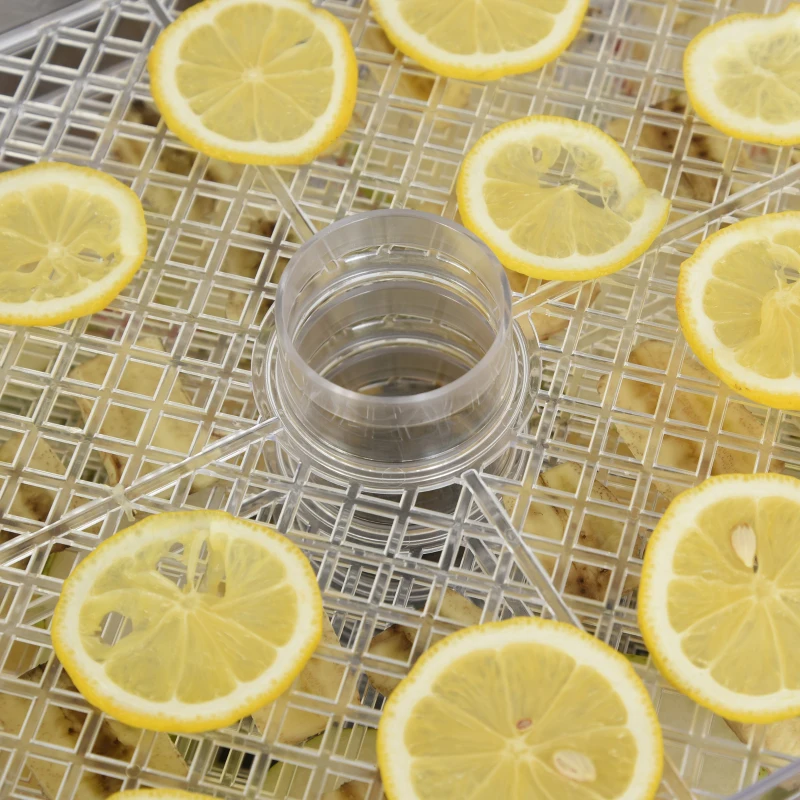 Homcom Essiccatore Alimentare Orizzontale con Temperatura Regolabile 35°-70°